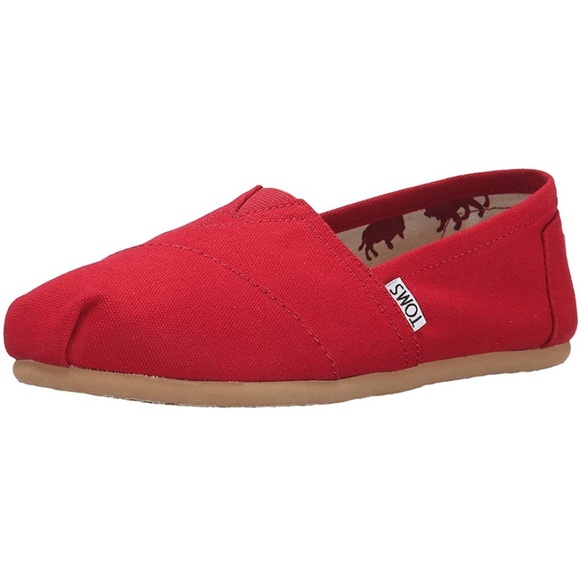 Toms Shoes - 🍷Toms Classic Canvas Flat Shoes in Red Womens Size 8